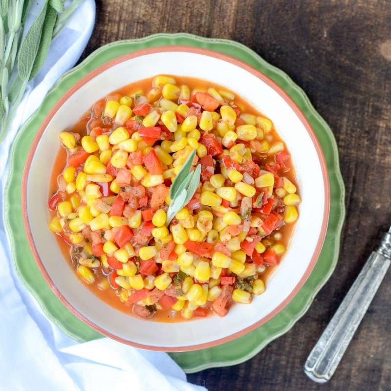 Corn Pepper Tomato Saute 2