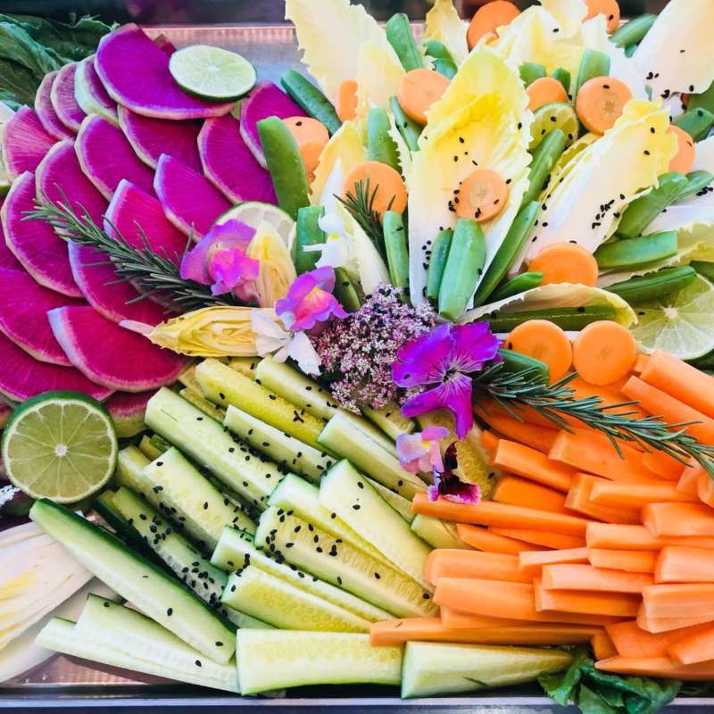 Fresh Veggie Display