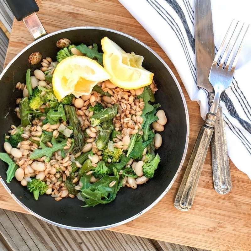 Green Farro Risotto Hi