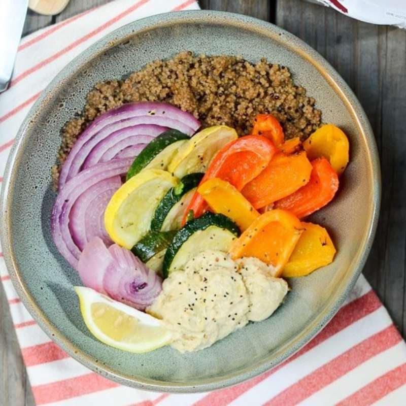 Hummus Quinoa Bowl