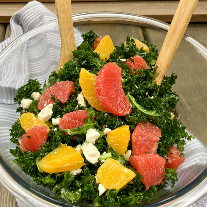 Kale Grapefruit Orange Salad 680