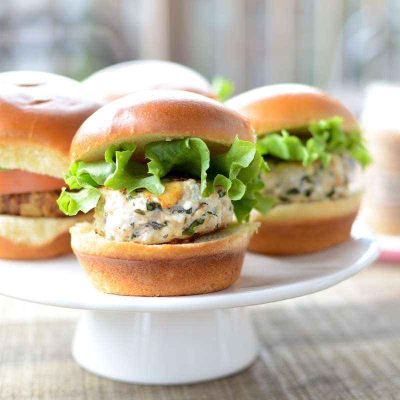 Lemon Feta Chicken Sliders 2