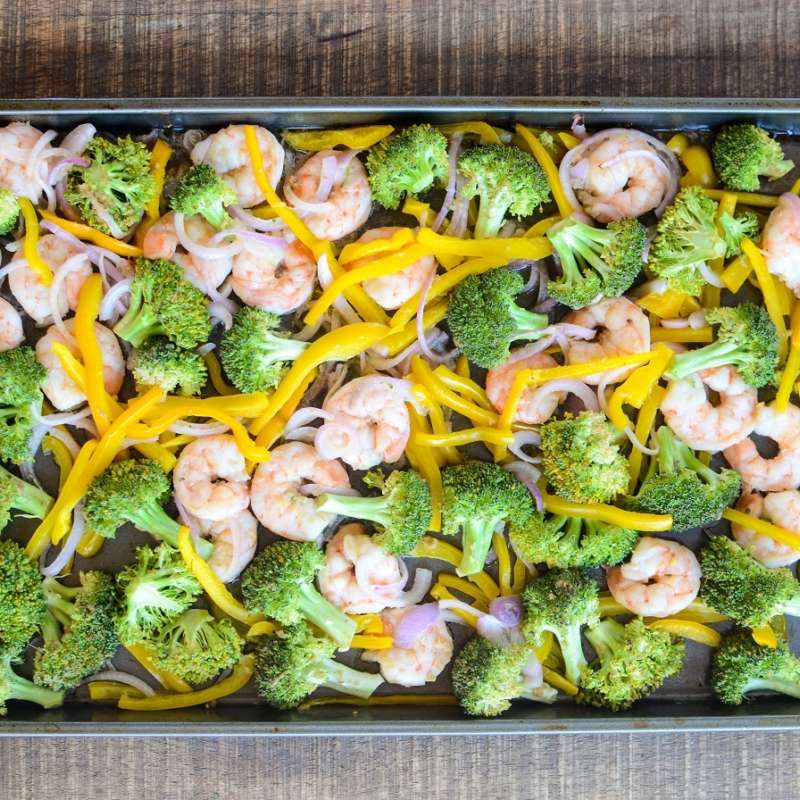 Sheet Pan Ginger Honey Shrimp 2