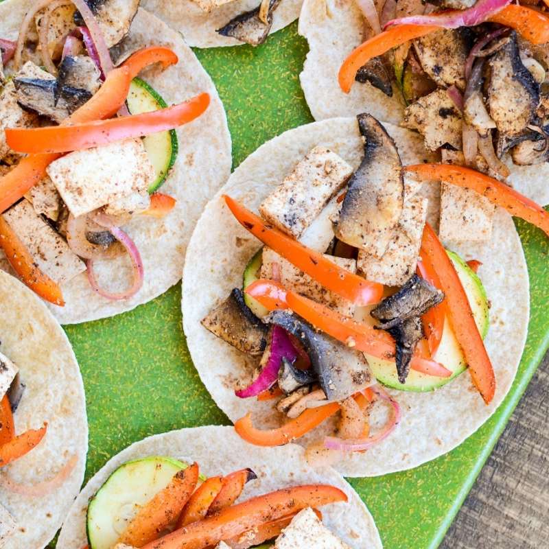 Tofu Vegetable Fajitas 4