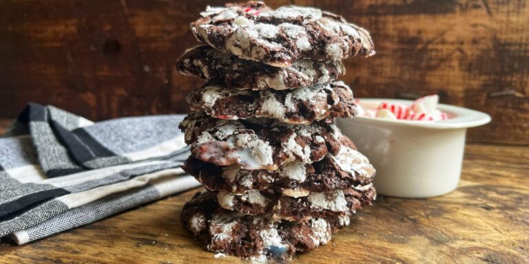 Homemade Flourless Peppermint Cookies